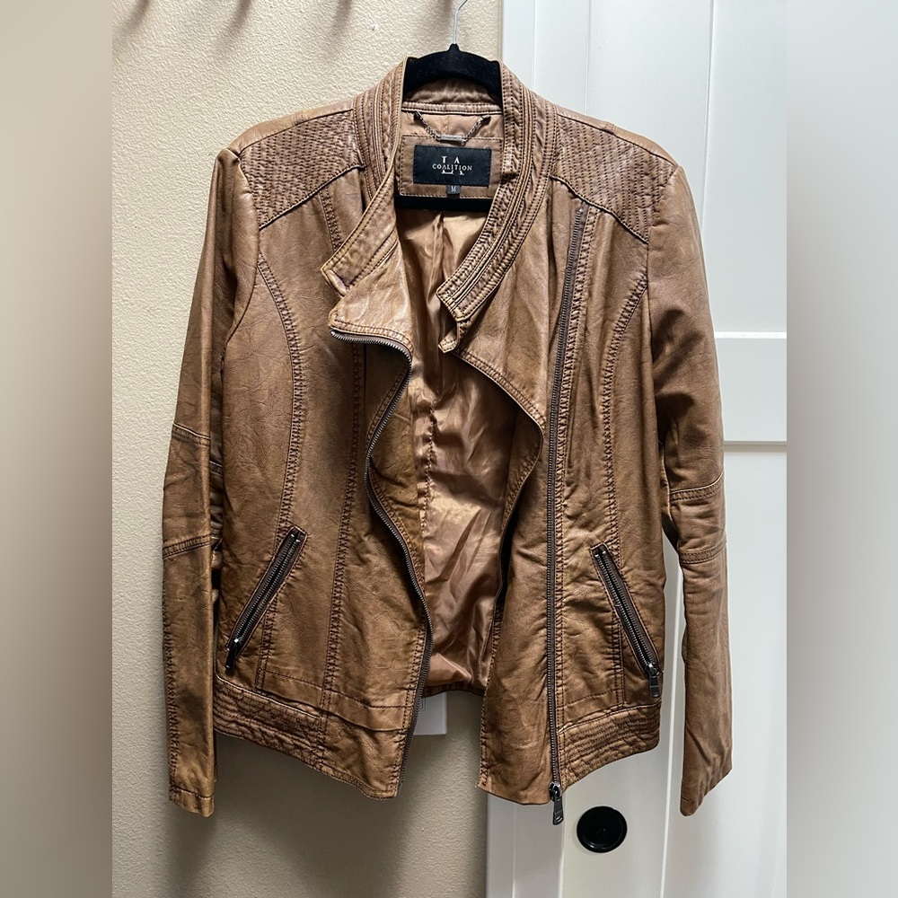 Faux Leather Jacket